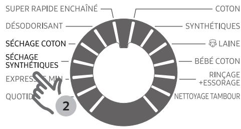 SAMSUNG WD80M4453JW/EF - Sechage vêtements uniquement - 1