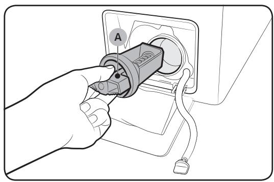SAMSUNG WD80M4453JW/EF - Filtre de la pompe - 1
