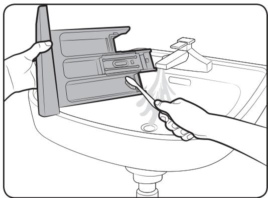 SAMSUNG WD80M4453JW/EF - Tiroir à lessive - 2