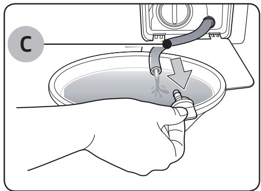 SAMSUNG WD80M4453JW/EF - Vidange d'urgence - 3