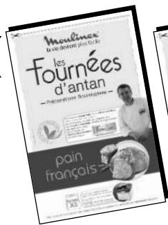 SEB LA FOURNEE - Exemples de menus pour préparations boulangères - 1