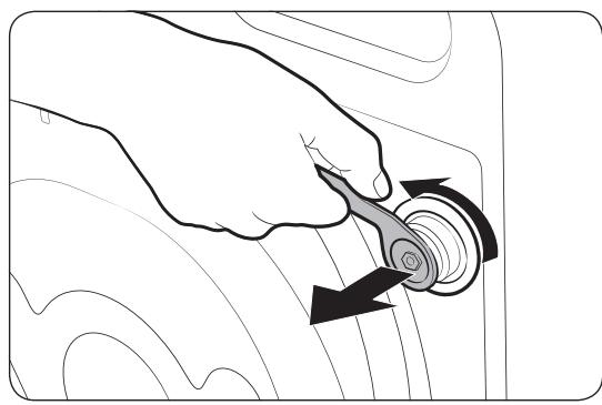 SAMSUNG WW70J5355,  ECOBUBBLE WW70J5355FX - ÉTAPE 2 Enlever les vis de transport - 1