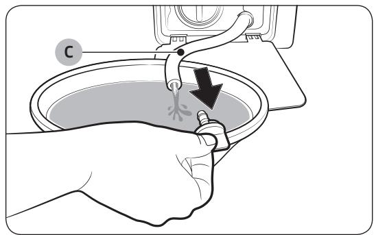SAMSUNG WW70J5355,  ECOBUBBLE WW70J5355FX - Vidange d'urgence - 3