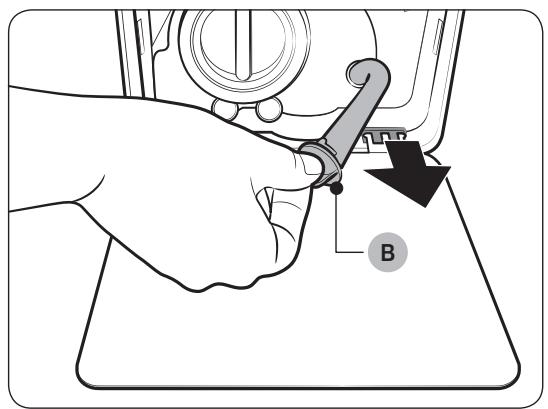 SAMSUNG WW70J5355,  ECOBUBBLE WW70J5355FX - Vidange d'urgence - 2