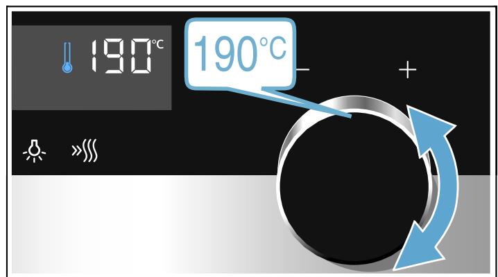 SIEMENS HB578A0S0, HB578ABS0 - Réglage du mode de cuisson et de la température - 2
