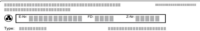 SIEMENS HB578A0S0, HB578ABS0 - Numéro de produit et numéro de fabrication - 1