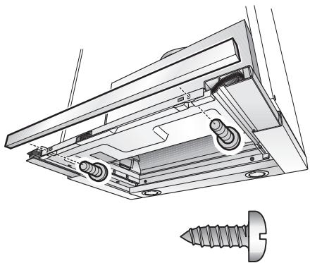 SIEMENS LI44630/03 - INSTALLATION INSTRUCTIONS - A handle moulding must be attached to the filter drawer. - 2
