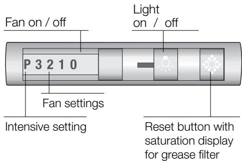 SIEMENS LI44630/03 - INSTALLATION INSTRUCTIONS - Operating the extractor hood - 2