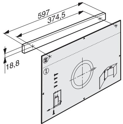 SIEMENS LI44630/03  - INSTALLATION INSTRUCTIONS - En la campana extractora telescopia hay que montar un tirador. - 1