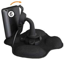 GARMIN DEZL CAM - Installation du support portable antidéraptant - 3