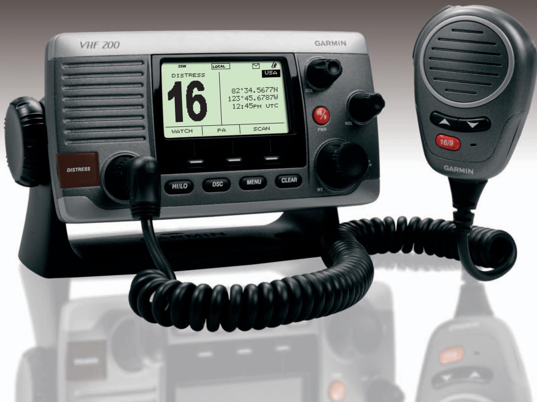GARMIN VHF 200I - manuel d'utilisation - 1