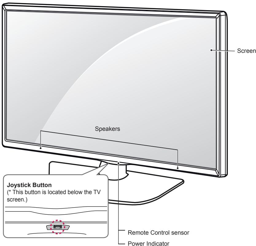 LG 28LB450B - Parts and buttons - 1