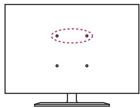 LG 28LB450U - Securing the TV to a wall - 1