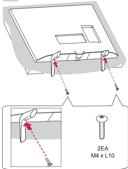 LG 32LB570B - Attaching the stand - 4