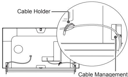 LG 32LB650V - Tidying cables - 8