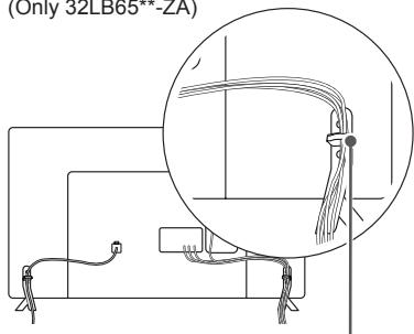LG 32LB650V - Tidying cables - 1