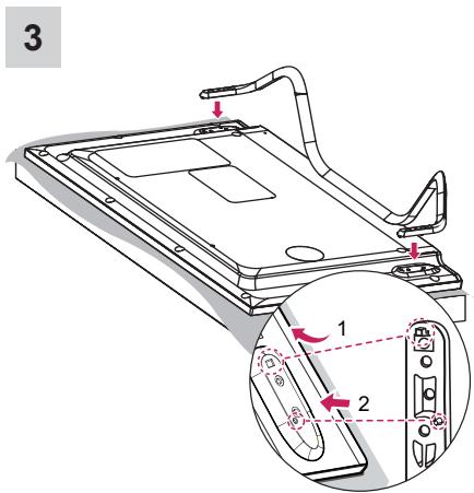 LG 32LB650V - Attaching the stand - 16
