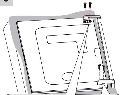 LG 32LB650V - Attaching the Sound Bar Supporter - 6