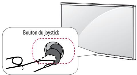 LG 32LF650V - Utilisation du bouton du joystick - 1