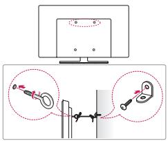 LG 32LF650V - Uso del sistemas de seguridad kensington - 2
