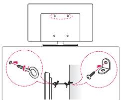 LG 32LF650V - De TV aan een muur bevestigen - 1