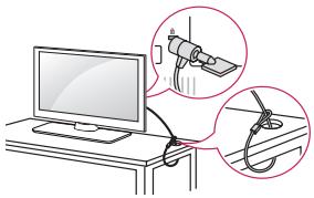 LG 32LF650V - Xpólσ tou συστήματος ασφαλείας Kensington - 1
