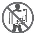 LG 32LH530V - Lifting and moving the TV - 1