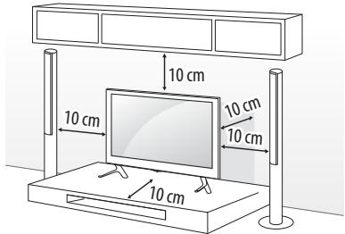 LG 32LH530V - Installation sur une table - 1