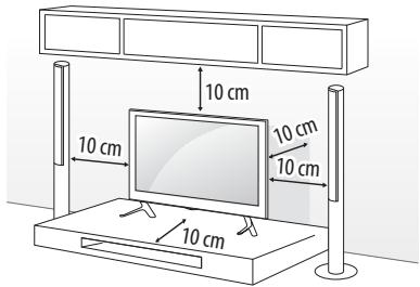 LG 32LH530V - Mounting on a table - 1