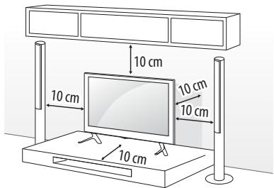 LG 32LH530V - Montagem numa mesa - 1