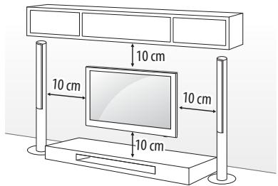 LG 32LH530V - Montagem numa parede - 1