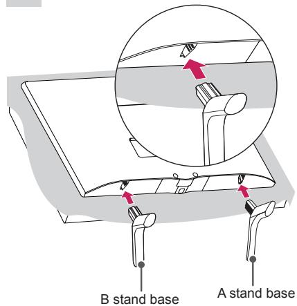 LG 39LB5700 - Attaching the stand - 1