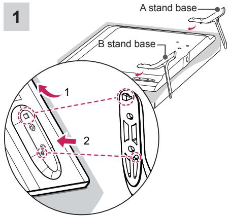 LG 39LB5800 - Attaching the stand - 6