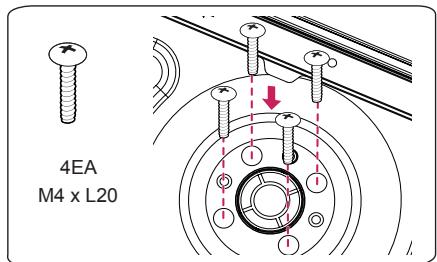 LG 39LB5800 - Attaching the stand - 9