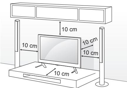 LG 39LB580V - Op een tafelblad plaatsen - 1