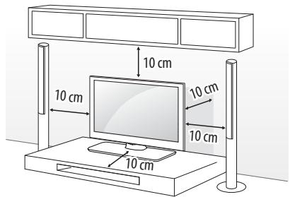 LG 40UH630V - Op een tafelblad plaatsen - 1