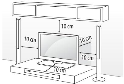 LG 40UH630V - Montaje en una mesa - 1