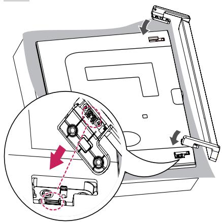 LG 42LB630V - Attaching the Sound Bar Supporter - 5
