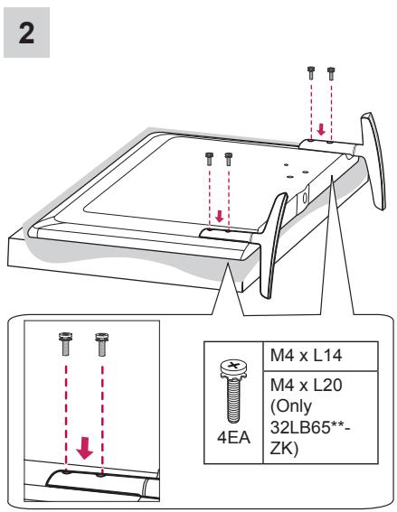 LG 42LB630V - Attaching the stand - 7