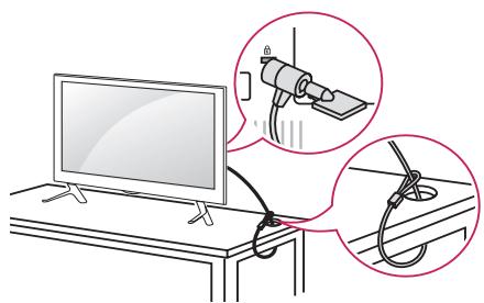 LG 42LB630V - Uso del sistema de seguridad Kensington - 1