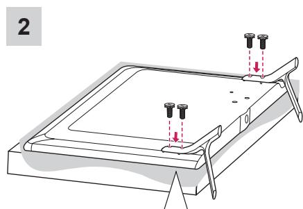 LG 42LB630V - Attaching the stand - 2