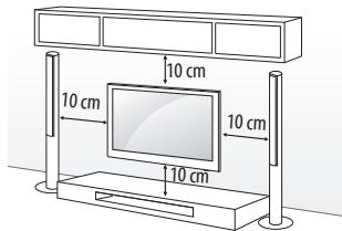 LG 43LF5100, 43LH5100, 49LH5100 - Nameščanje na steno - 1