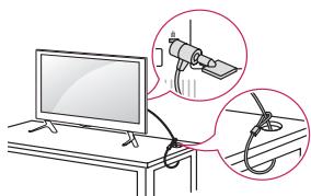 LG 43LF5100, 43LH5100, 49LH5100 - Utilisation du système de sécurité Kensington - 1
