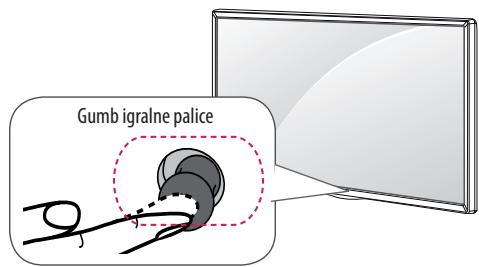 LG 43LF5100, 43LH5100, 49LH5100 - Uporaba gumba igralne palice - 1