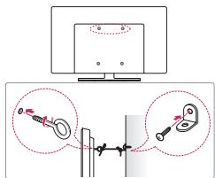 LG 43LH560V - Uso del sistemas de seguidad kensington - 2