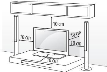 LG 43LH560V - Montaje en una mesa - 1
