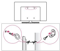 LG 43LH560V - De TV aan een muur bevestigen - 1