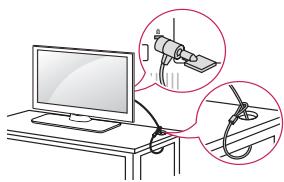 LG 43LH560V - Verwendend des Kensington-Sicherheitssystems - 1