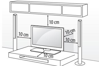 LG 43LH560V - Montage auf einem Tisch - 1