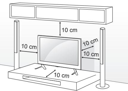 LG 47LB570V - Op een tafelblad plaatsen - 1